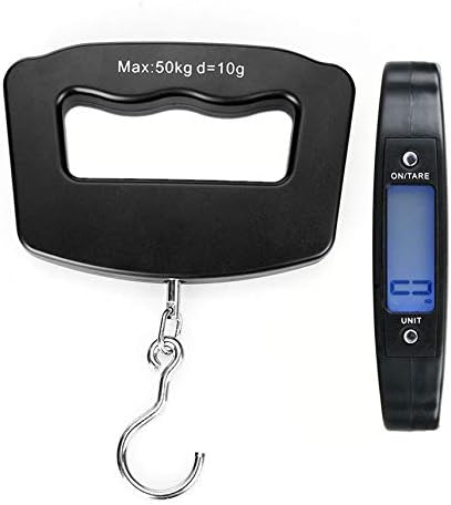 Digital Luggage Scale 110lb /50kg, Portable Mini Electronic Scale with Fishing Hook Tare Function Backlit LCD Display for Home Farm Factory Hunting Outdoor C42 - Image 2