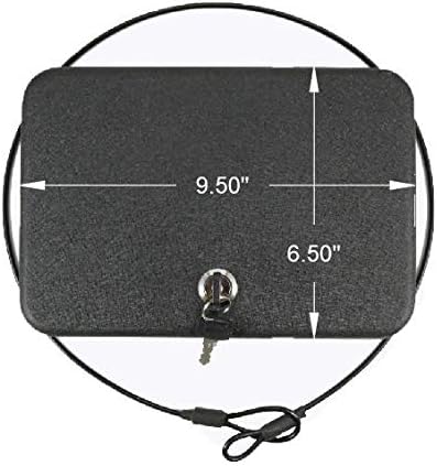 (Firearm Safety Devices - FSDC-MLC5200 Keyed Steel Lockable Gun Case & Security Box – Heavy-Duty Powder Coated Steel – TSA Approved – Compact for Easy Storage - Image 5