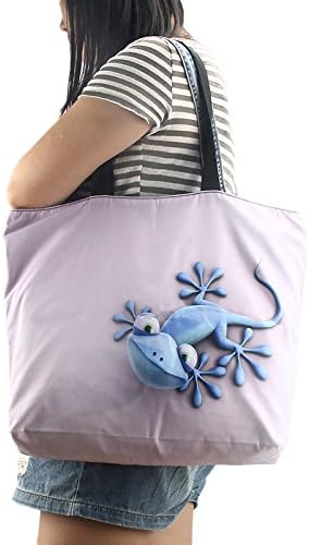 Beach Tote Bags Travel Totes Bag Shopping Zippered Tote for Women Foldable Waterproof Overnight Handbag - Image 8