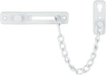 JQK Door Chain Lock White, Stainless Steel Door Guard with Spring Anti-Theft Press Lock, Matte White, HDC100-WH by Homeimprovement