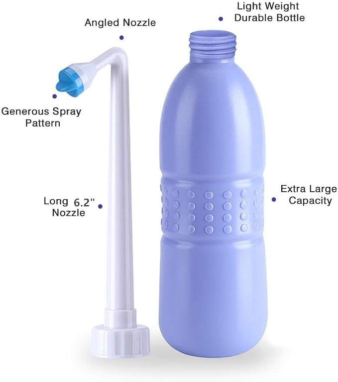 Portable Bidet Bottle for Travel Personal Hygiene Care Manual Bidet (16in) - Image 4