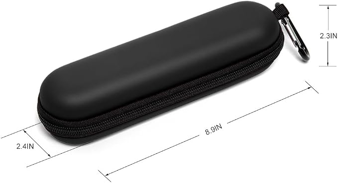 Nincha EVA Electric Toothbrush Case - Durable Hard Shell Travel Case with Mesh Pocket - Fits Most Powered Toothbrush Products (Black) - Image 2
