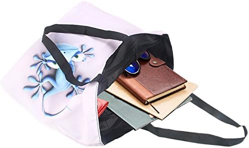Beach Tote Bags Travel Totes Bag Shopping Zippered Tote for Women Foldable Waterproof Overnight Handbag - Image 2