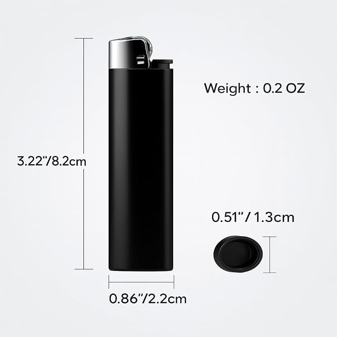 IN SELECT Lighter Diversion Safe Stash, Hidden Storage Compartment Secret Compartment Container for Jewelry, Travel, Camping, and Everyday Carry (No spark, No flame) One piece in Black - Image 2