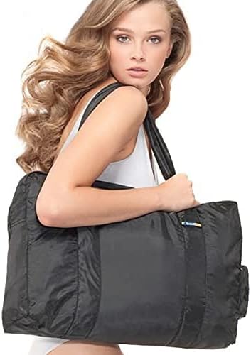 Foldable Bag (16 Litre) - Travel Bag Accessories for Women and Men. Perfect as Carry On Luggage, at the Gym, Duffle Bag for Travels. Foldable & Flexible Tote Bag for Airplane Travel - 051 - Image 5