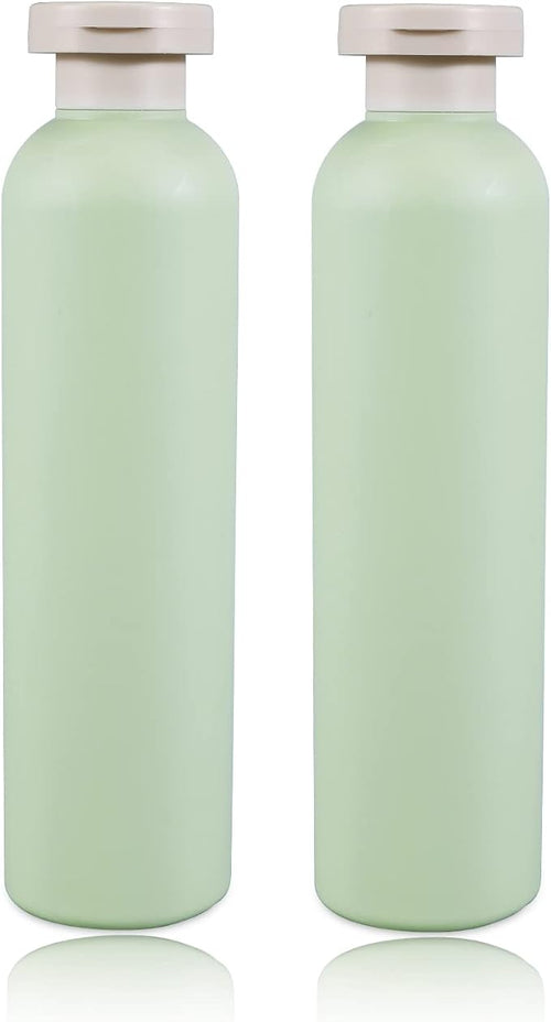 13.5oz Squeeze Bottles with Flip Cap, Refillable Plastic Travel Bottles for Creams, Lotion, Shampoo, Conditioner (2 Pcs) by UMETASS