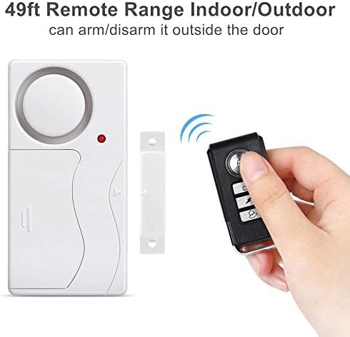 WSDCAM Door Alarm Wireless Anti-Theft Remote Control Door and Window Security Alarms - Image 2