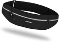 Running Belt Fanny Pack for Men Women - 3 Pocket Waist Pack | Slim，Breathable, Running Phone Holder Fits Up to 6.9" Phones - Runner Marathon Jogging Race Belt Workout Exercise Fitness by RAZOBWS