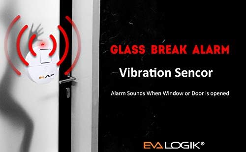 Modern Ultra-Thin Window Alarm with Loud 120dB Sound and Vibration Sensors Compatible with Virtually Any Window, Glass Break Alarm Perfect for Home, Office, Dorm Room- 8 Pack - Image 9