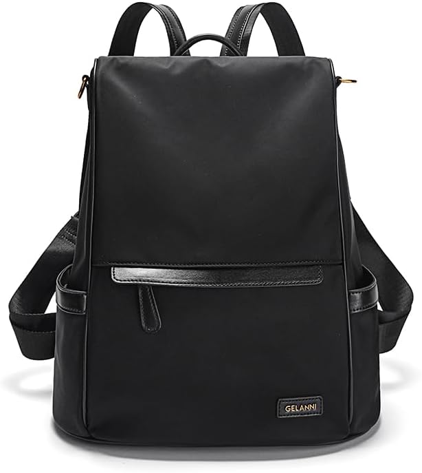 Anti Theft Backpack Purse for Women Lightweight Casual Travel Daypack Black by Unknown