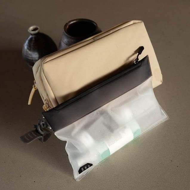 Gravel The Pouch | TSA Approved Clear Travel Toiletry Bag | Quart Size for Men & Women - Image 5