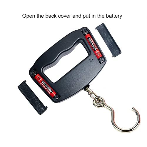 Luggage Scale, Large Handle, Electronic Luggage Scale, High Precision Carrying, 110lbs/50kg, Hook Rotates 360°, Travel Airport Checked Luggage Baggage, Avoid Extra Charges for Your Over Weight - Image 9