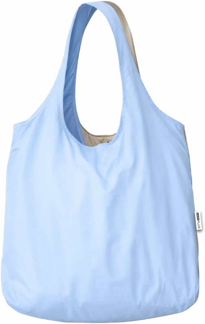 Compact Reusable Grocery Tote Bag – Lightweight, Foldable & Packable Shopping Bag for Travel by NANOPLUS