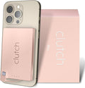 Clutch Pro – World's Thinnest Portable Charger – USB-C Power Bank 5000mAh – Magnetic Built-in Cable – TSA Approved Travel Charger – iPhone 15/16/17 & Android – Pink by ClutchCharger