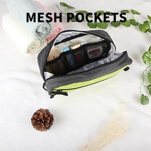 GOX Travel Toiletry Bag Dopp Kit Case for Men Multifunction Packing Organizer Pouch - Image 8