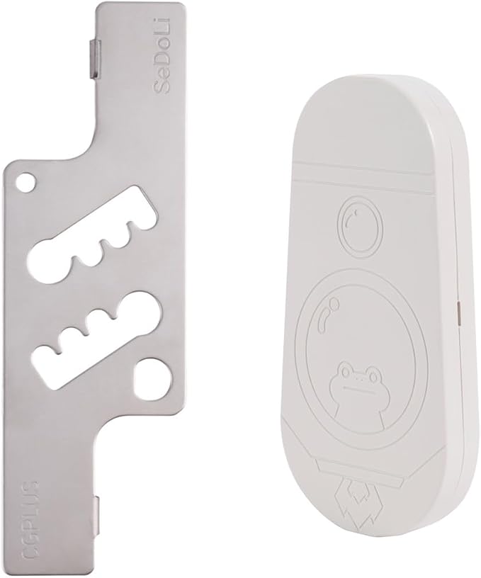 CGPLUS Security Door Stopper SEDOLI for Safe Stay, Home, Travel (Mute, Ivory) by CGPLUS