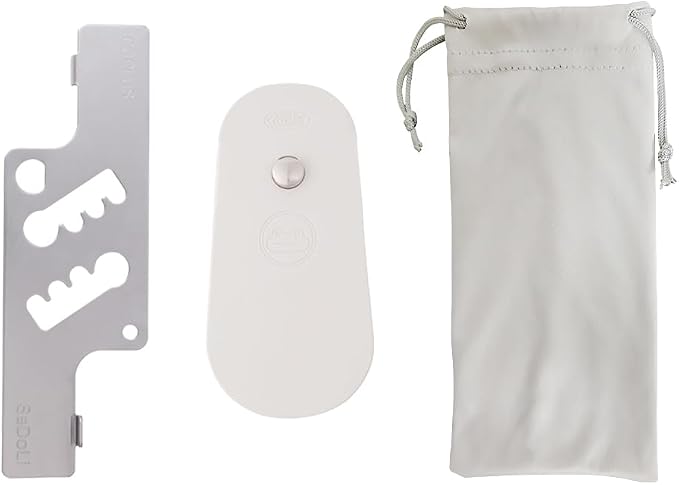CGPLUS Security Door Stopper SEDOLI for Safe Stay, Home, Travel (Mute, Ivory) - Image 2
