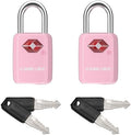 SURE LOCK Mini TSA Approved Keyed Luggage Lock – One Key Opens All, Fits Tight Zipper Gaps & Small Pull Holes, Compact Travel Lock for Suitcases, Backpacks & Handbags by Hopeyoucanstaysafe