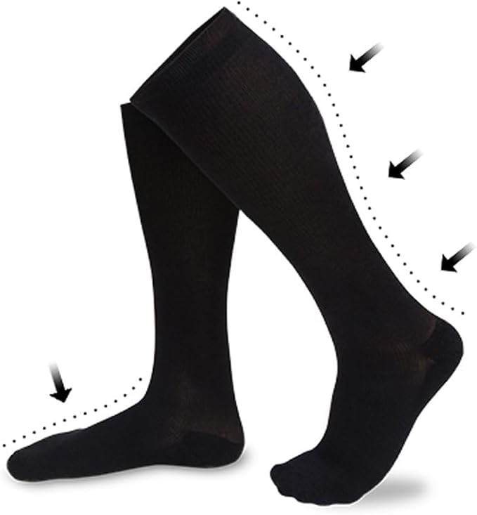Cabeau Bamboo Compression Socks Ultra Soft for Women and Men 8-15 mmHg - Image 4