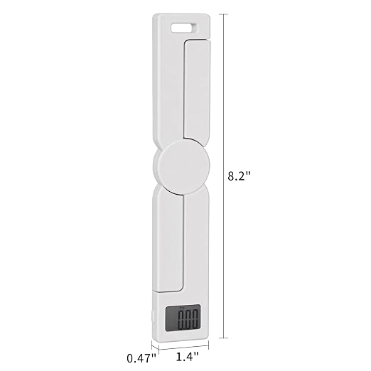 Folding Digital Kitchen Scale, Portable Food Scale, Travel Food Scale with LCD Display, Multiple Unit Conversion, Compact Small Scale for Measuring Intake of Healthy - Image 5
