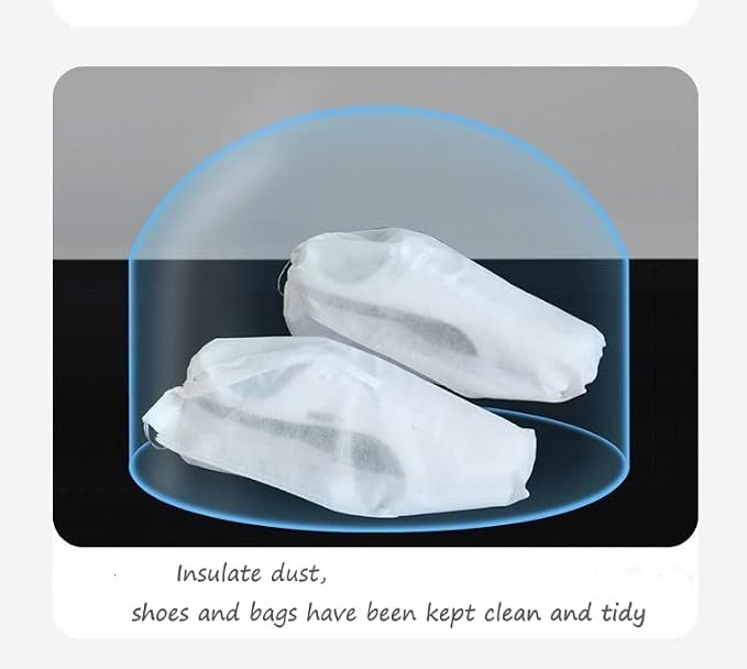 Gladiolus hybridus 30 eco-friendly travel shoe bag storage bags, non-woven breathable dust-proof with rope, suitable for storing shoes and isolate dust keep bags clean tidy (11.8in X 15.74in) - Image 5