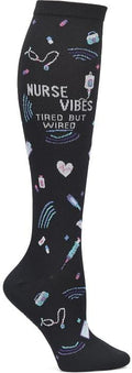Nurse Mates Women's Calf Socks | 12-14 mmHg Compression | Superior Support & Comfort | 1 Pair by Nurse+Mates