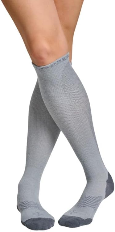 Travel Compression Socks Women's Over-the-Calf – Soothing Compression, Mesh Ventilation, Padding & Copper Znergy Anti-Odor by TommieCopper