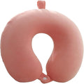 Travel Pillow - Memory Foam Neck Pillow Support Pillow,Luxury Compact & Lightweight Quick Pack for Camping,Sleeping Rest Cushion (Pink) by Unknown