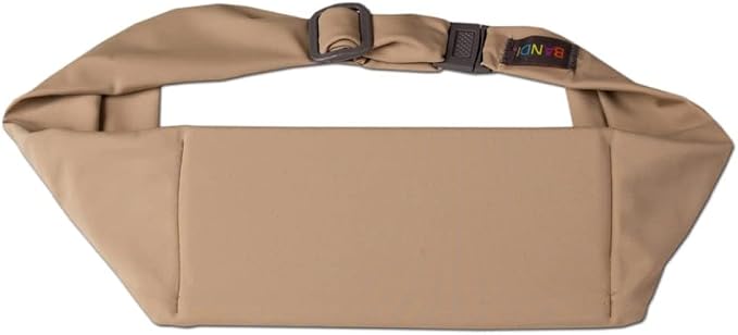 BANDI Plus Size Fanny Pack for Women - Travel-Ready Pocket Belt with Secure Hidden Money & Running Belt for Phone, Passport, Keys, & Medical Devices, Adjustable Fit, Comfortable (Taupe) - Image 2