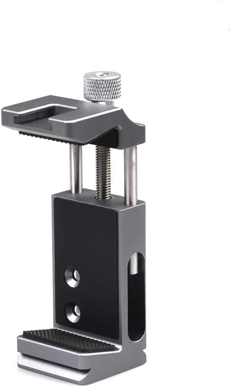 Cinema Mount Mini Smartphone Rig & Aluminum Alloy Grip Handle, Cell Phone Tripod Adapter, Standard Cold Shoe Mount, Tripod Mount, Fit Arca Swiss Compatible with iPhone 11 12 Pro Max - Image 7