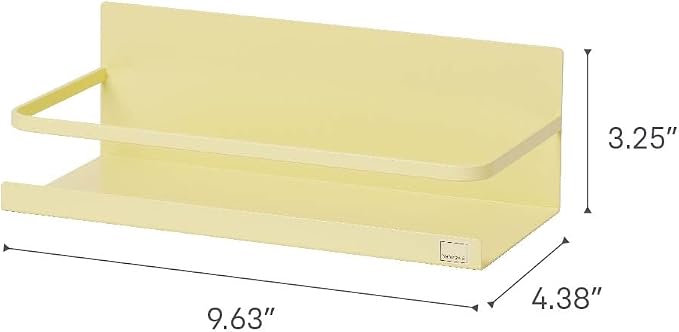 YAMAZAKI Home Plate Magnetic Spice Storage Rack Organizer for Fridge - Steel - Image 8