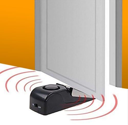 EMDMAK Door Stop Alarm with 120DB Siren Door Stop for Home & Travel (Black) (Pack of 4) - Image 7
