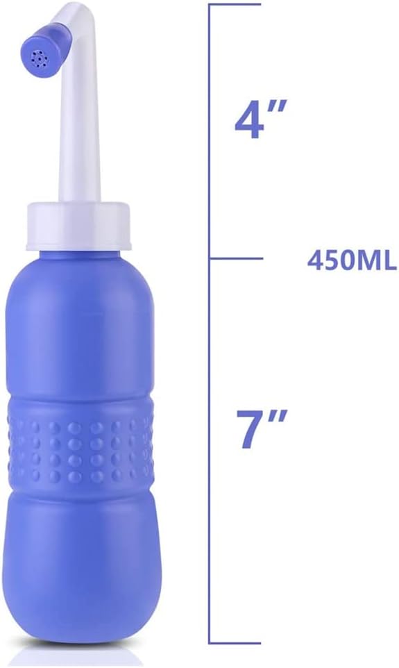 Portable Bidet Bottle for Travel Personal Hygiene Care Manual Bidet (11in) - Image 2