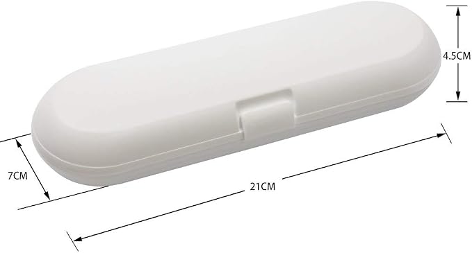 Nincha Plastic Electric Toothbrush Travel Case for Fairywill/TEETHEORY/Seago/Dnsly Series Sonic Electric Toothbrush, White - Image 3