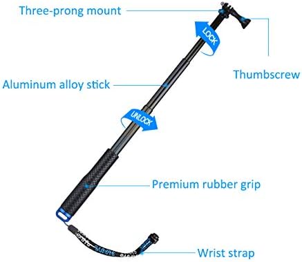 49CM Selfie Stick Telescopic for Action Camera - Image 3