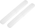 VOCOSTE 2Pcs Travel Toothbrush Case, White | Moisture-Proof Keeps Brush Fresh, Compact for Tight Bags, 2-Pack for Sharing, Essential for Couples by VOCOSTE