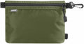GOX Small Toiletry Bag for Men Bulk Cosmetic Bag Dopp Kit Carry On Zipper Pouch Organization Nylon Small Packing Sack Waterproof (Dark Green) by GOX
