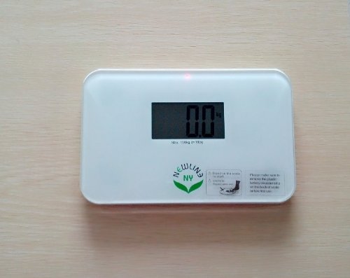 NewlineNY Auto Step On Super Mini Travel Bathroom Scale, 5.25" x 8.5" SBB0638SM: White - Image 3
