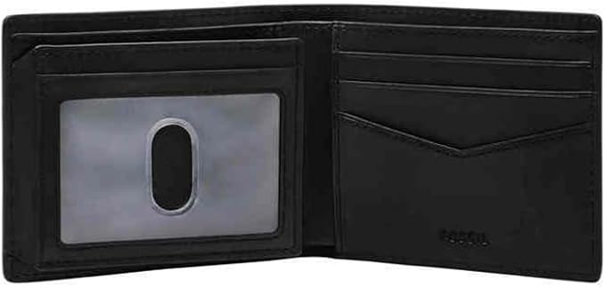 Fossil Men's Everett Leather Bifold with Flip ID Wallet, Black, (Model: ML4397001) - Image 2