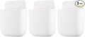 3 Pcs Remote Control Holder, Wall Mount Pen Holder Hole-Free Self Adhesive Phone Charging Organizer Pencil Storage Containers for Home Office School Supply Orgaizer ​(White by kulusion
