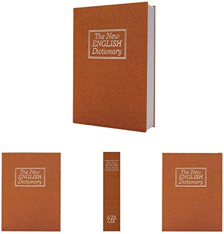 Diversion Book Safe Storage Box (Size 9.5"×6.2"×2.2") With Security Key Lock, Dictionary Secret Hidden Safe (Brown Dictionary - Key Lock) - Image 2