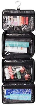 All-Purpose Household Travel Organizer Accessory Toiletry Cosmetics Makeup Hanging Shaving kit Bag-Black by Shonpy