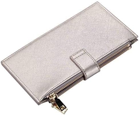 Travelambo RFID Wallet Women Large Size Bifold Multi Card Wallet Case with Zipper Pocke Credit Card Holder for Women - Image 6