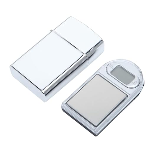 IMIKEYA Mini Digital Jewelry Scale 100G 0.01G Precision Portable Pocket Electronic Scale Lighter Shape Compact for Jewelry Medicine Coins by IMIKEYA