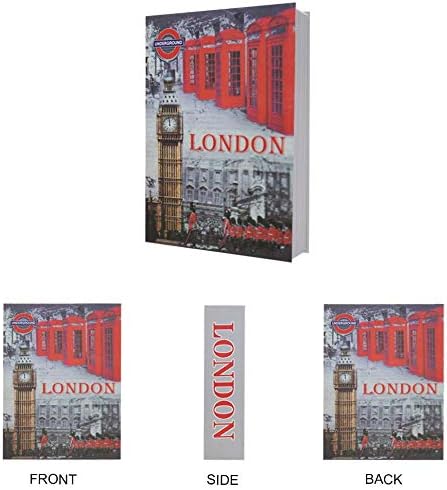 Diversion Book Safe Storage Box (Size 9.5"×6.2"×2.2") With Security Key Lock, Dictionary Secret Hidden Safe (LONDON - Key Lock) - Image 2
