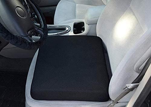 Portable Seat Cushion for Office Soft Memory Foam Seat Cushion Non Slip Bottom with Carry Handle,Washable Cover，Comfortable Coccyx Cushion for Home Office Chair Pad，Car Seat, Wheelchair (Black) - Image 5