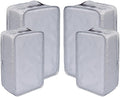 Travel Shoe Bags, Foldable Waterproof Shoe Pouches Organizer-Double Layer (2+2 Grey Shoebags) by JJ+POWER