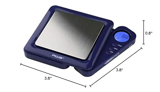 American Weigh Scales Blade Series 650g x 0.1g Digital Pocket Scale 0.1g Accuracy | Precision Mini Scale, Small Digital Gram Scale for Kitchen, Gold, Gems & Coin Scale, Smart Digital & Compact Scale - Image 7