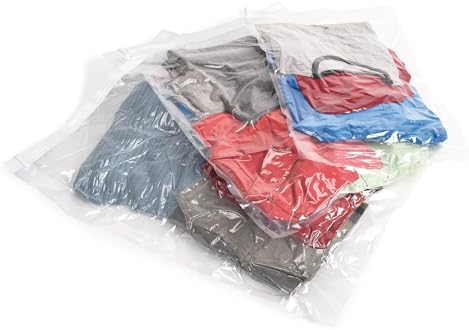 Samsonite Compression Packing Bags, Clear, 3-Piece Kit (Pouch/Carry-On/Large) - Image 3