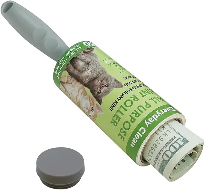 Money Hiding Gadgets for Travel -Lint Roller for Diversion Safe-Hidden Compartment for Keys, Cash and Valuables(Green) by MyGiftHub